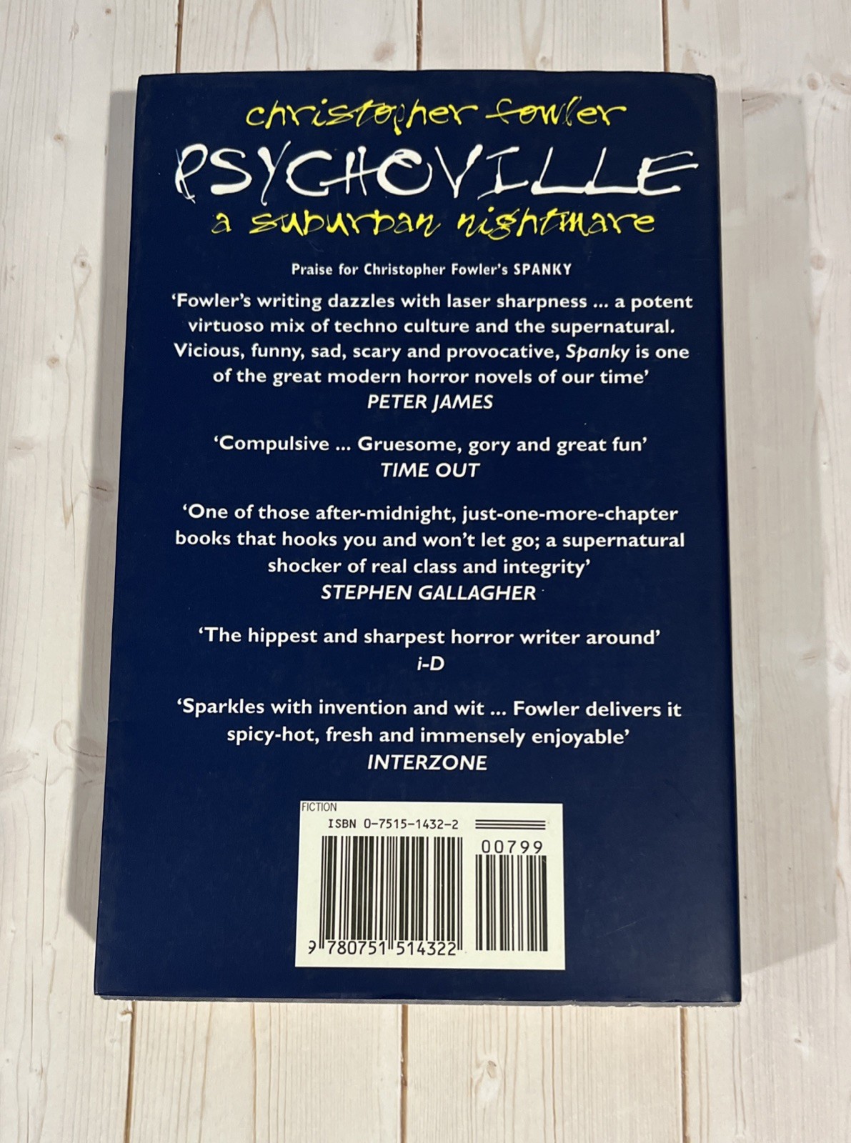 Psychoville By Christopher Fowler – 1995 Trade Paperback Book