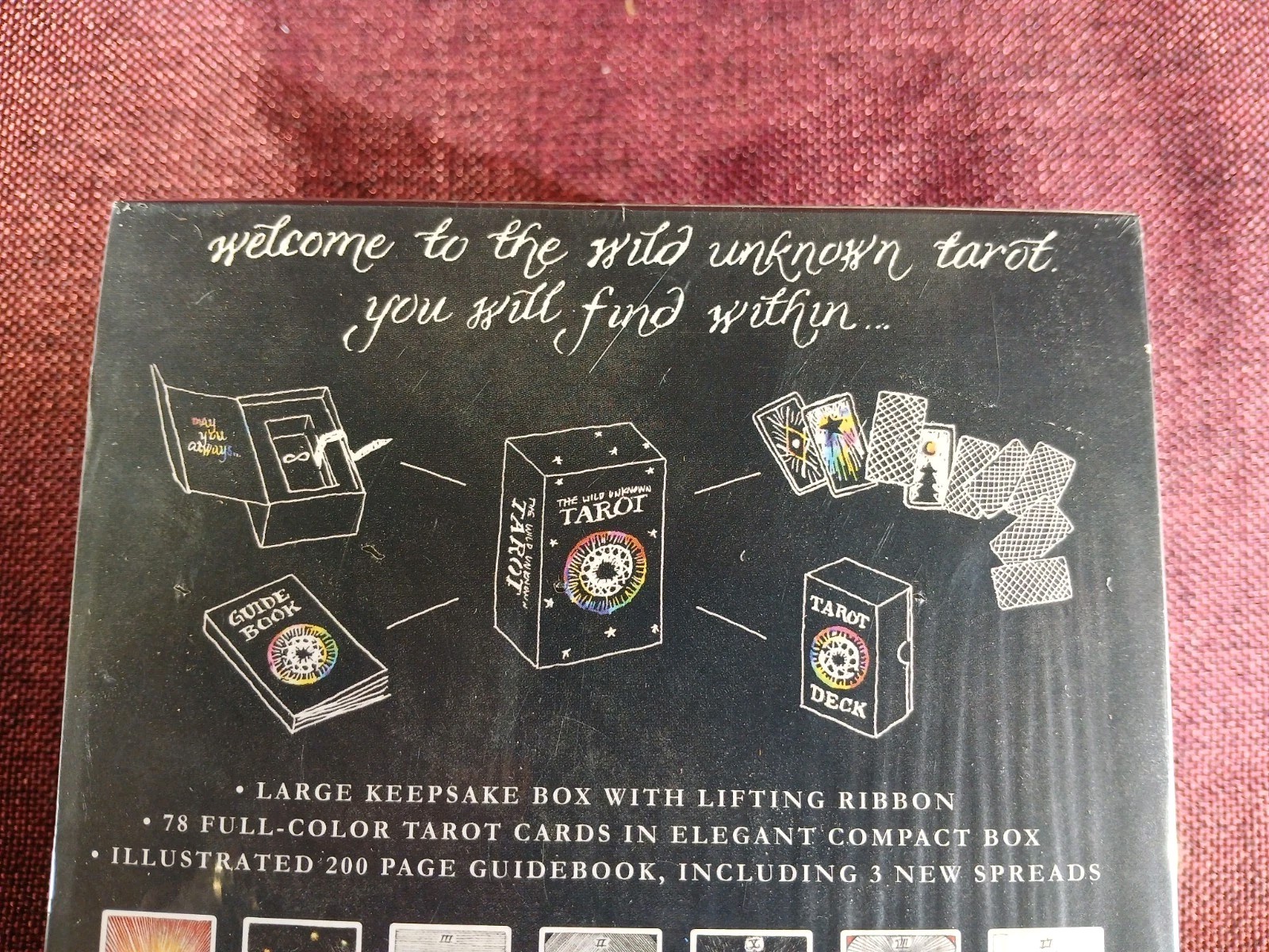 The Wild Unknown Tarot Deck & Guidebook Box Set By Kim Krans Brand New Sealed