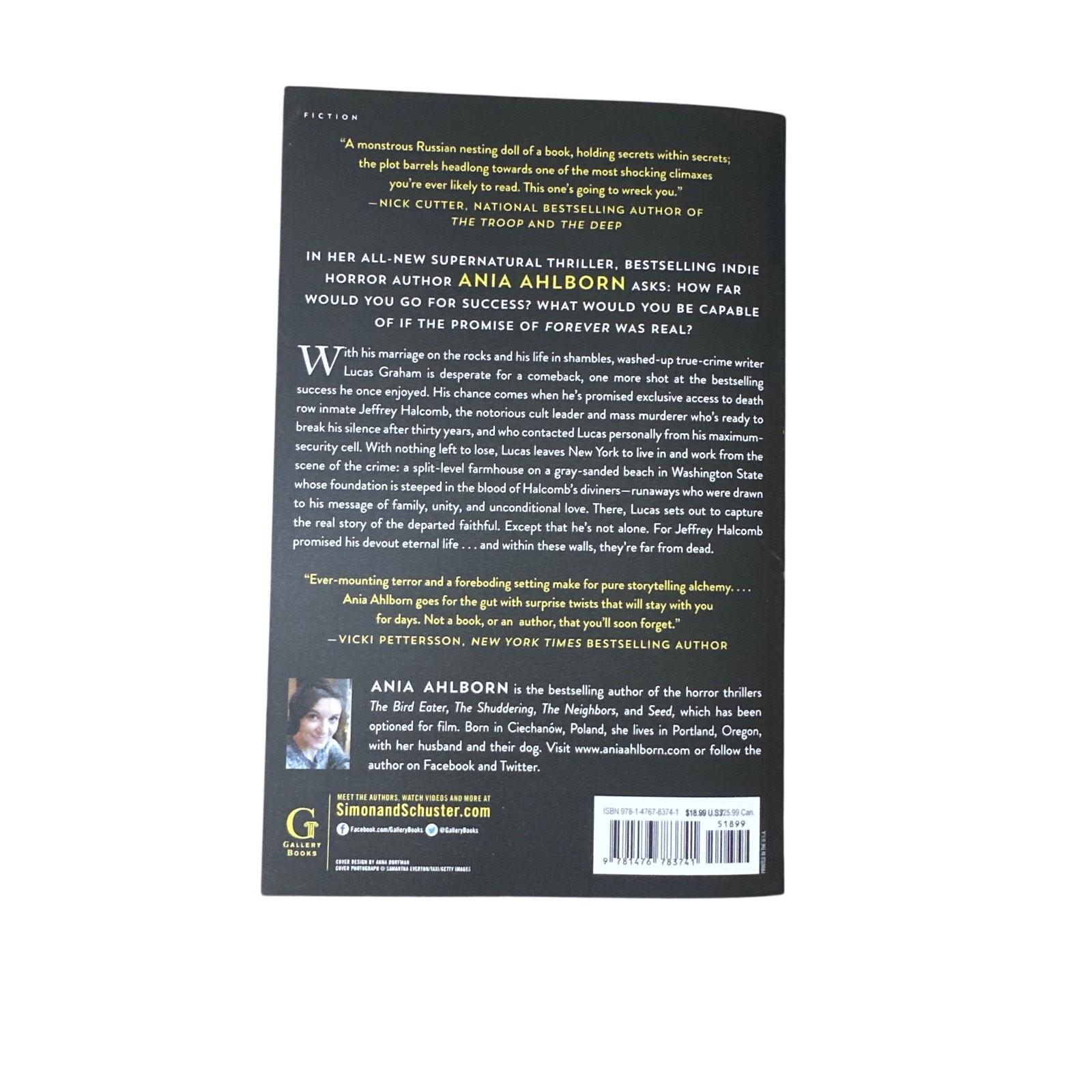 Within These Walls by Ania Ahlborn Paperback Book