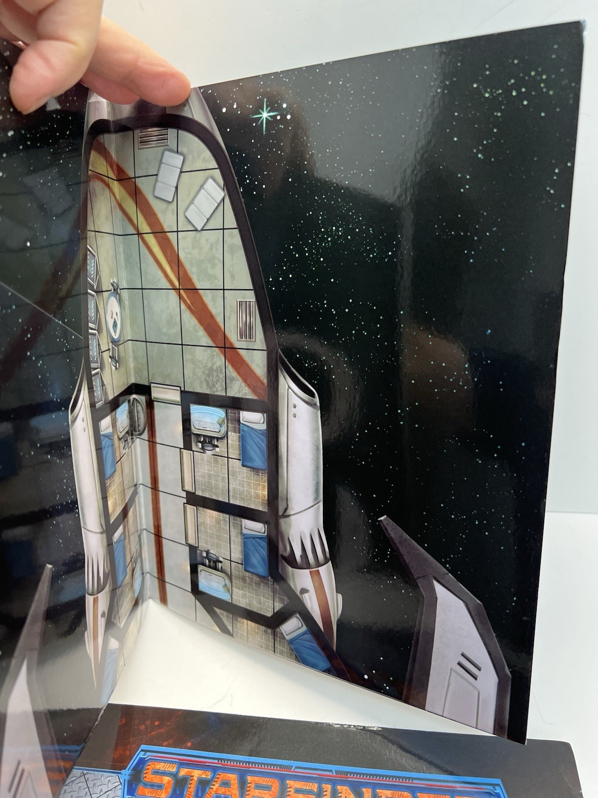 2 Starfinder Flip-Mats : Starship & Basic Terrain by Paizo Staff (2018, Game)