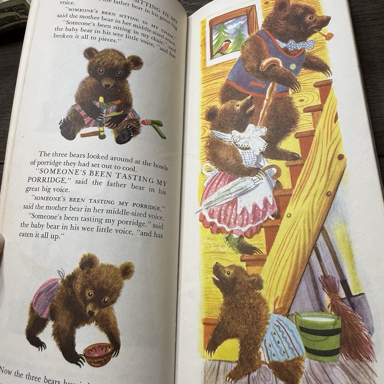 The Tall Book of Nursery Tales Vintage 1944 Rojankovsky 12”x5”x1/2” Acceptable