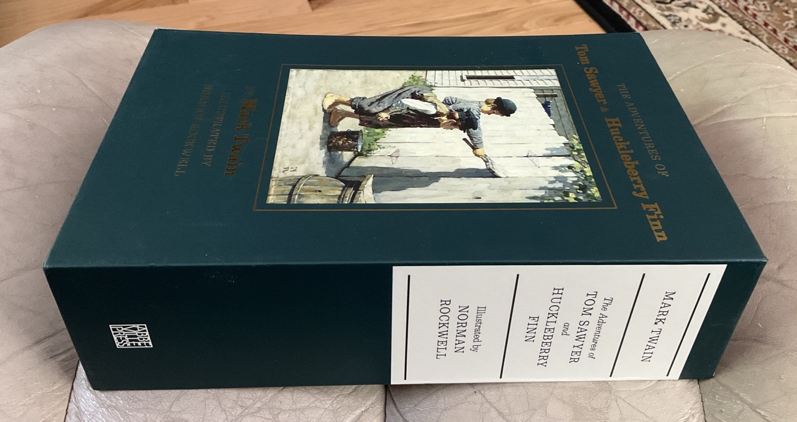 Mark Twain Boxed Set Tom Sawyer Huckleberry Finn Norman Rockwell Abbeville
