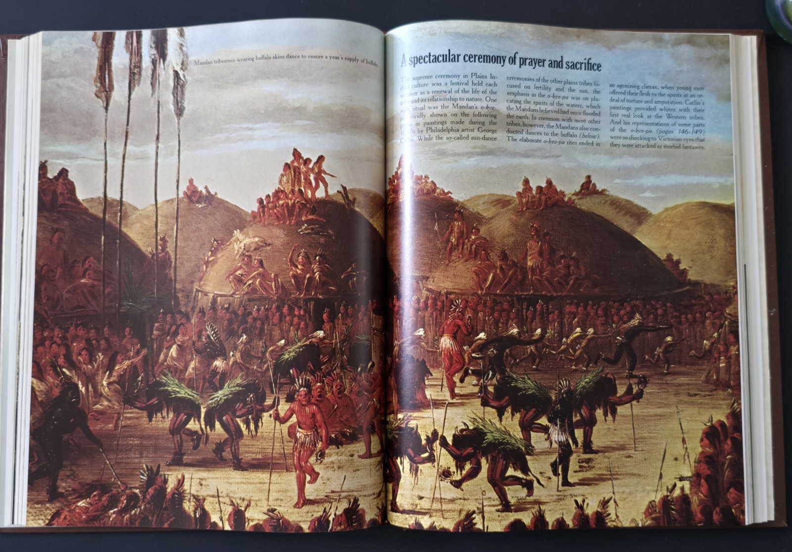 Time Life Books The Old West Indians 1975 Faux Leather Cover Western History VG+