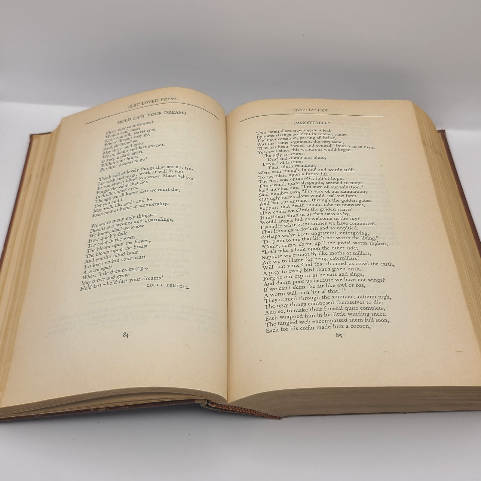 Hazel Felleman Best Loved Poems of Yhe American People 1936 Hardcover Ornate