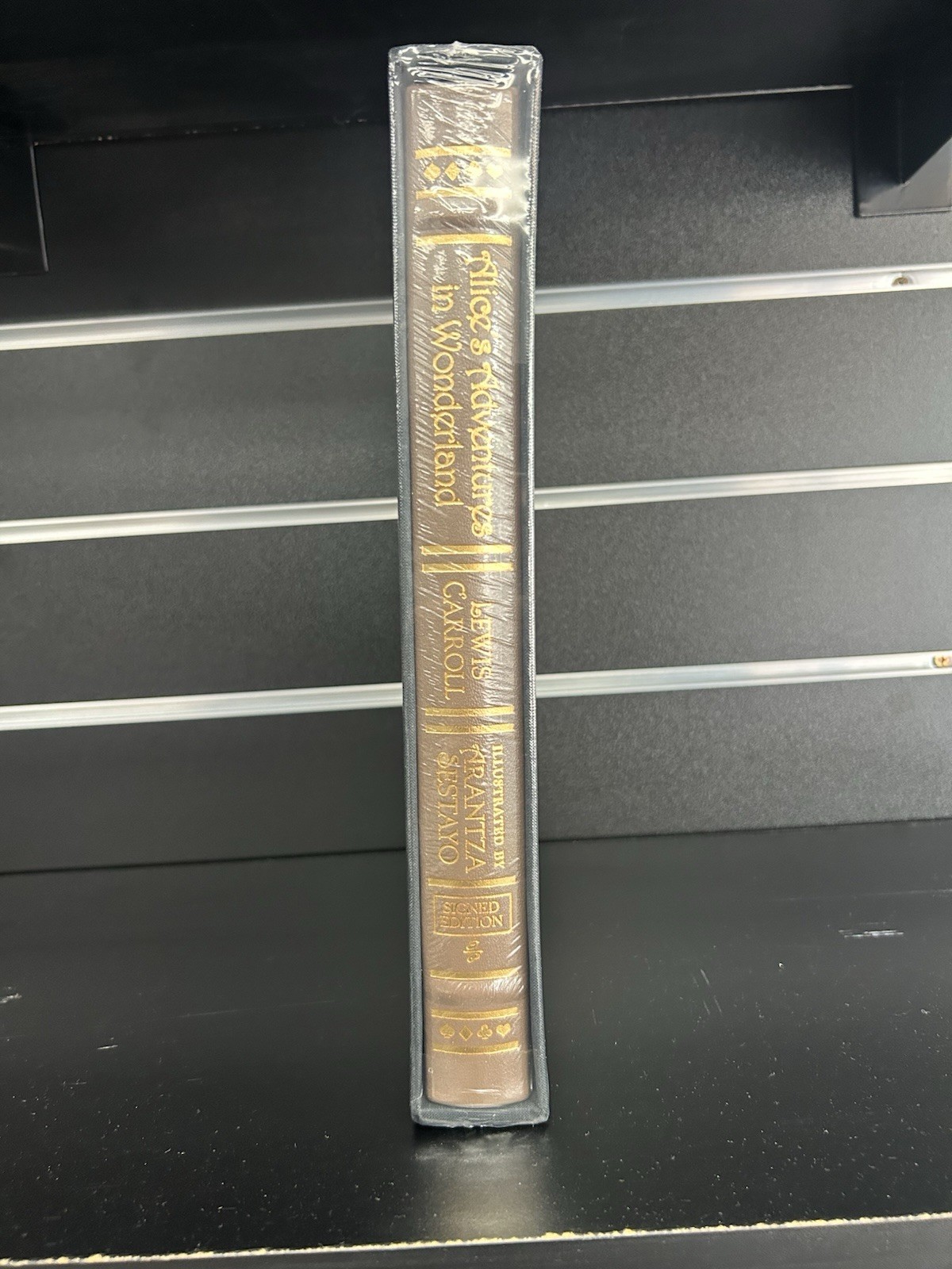 alice adventures in wonderland by Lewis Carroll Hard Cover Signed Edition Sealed