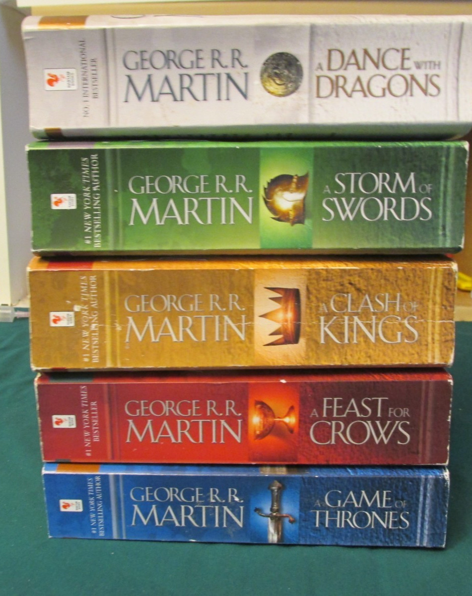 GAME OF THRONES – BOOKS 1 -5 – GEORGE R.R. MARTIN – PAPERBACKS