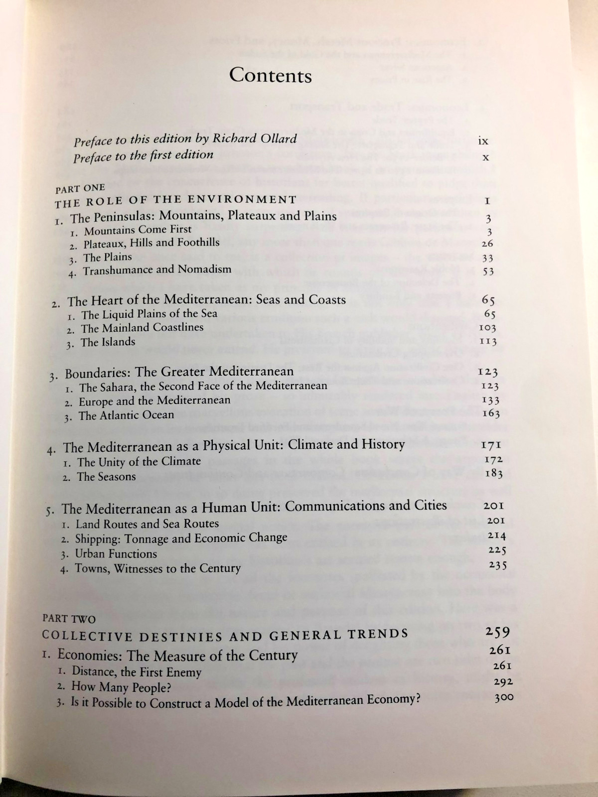 RARE! THE MEDITERRANEAN & THE MEDITERRANEAN WORLD IN THE AGE By Fernand Braudel