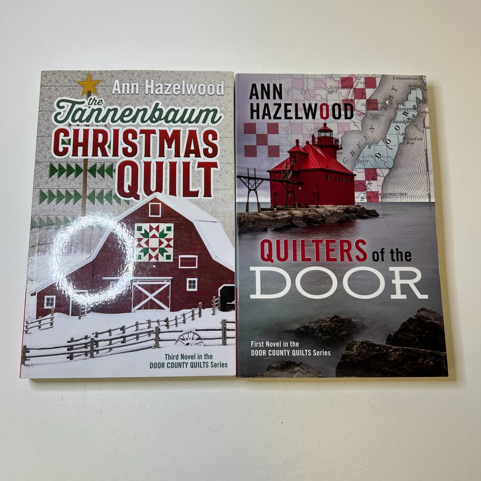 Ann Hazelwood Door County Quilts Ser. Lot x 2 1st & 3rd Quilters at the Door etc