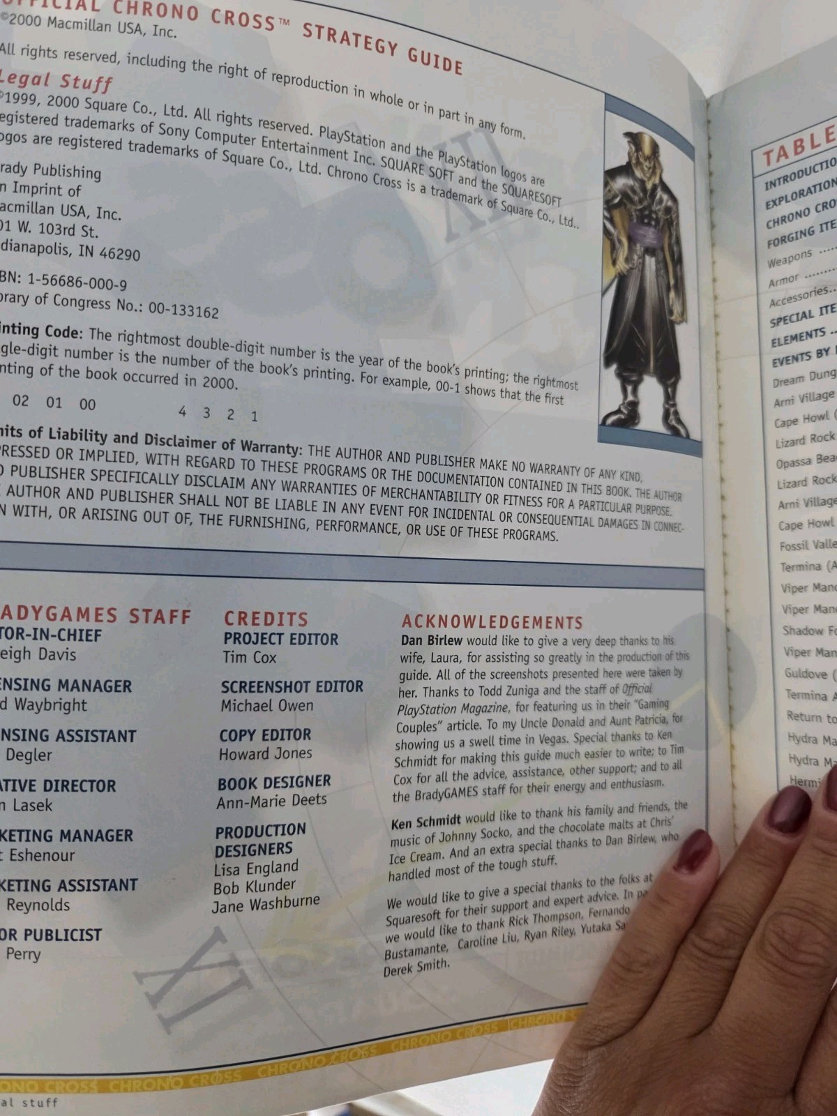 Chrono Cross Official Strategy Guide Brady Games