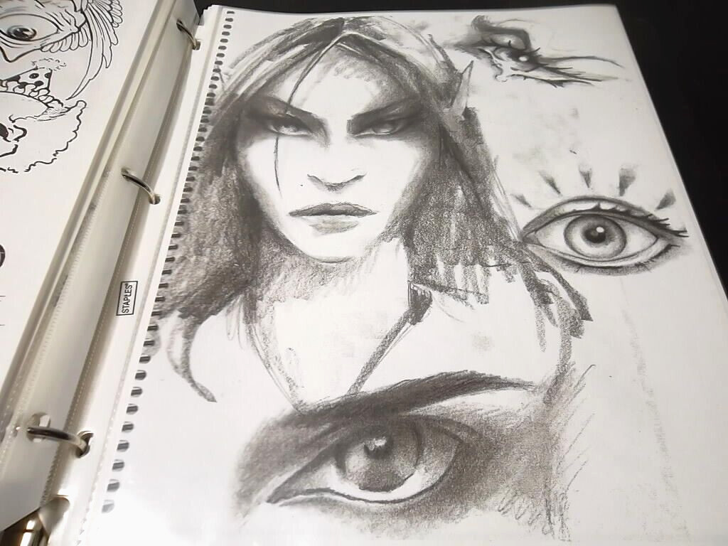 3 ring notebook Tattoo flash Varied artists Circa 2000 and up