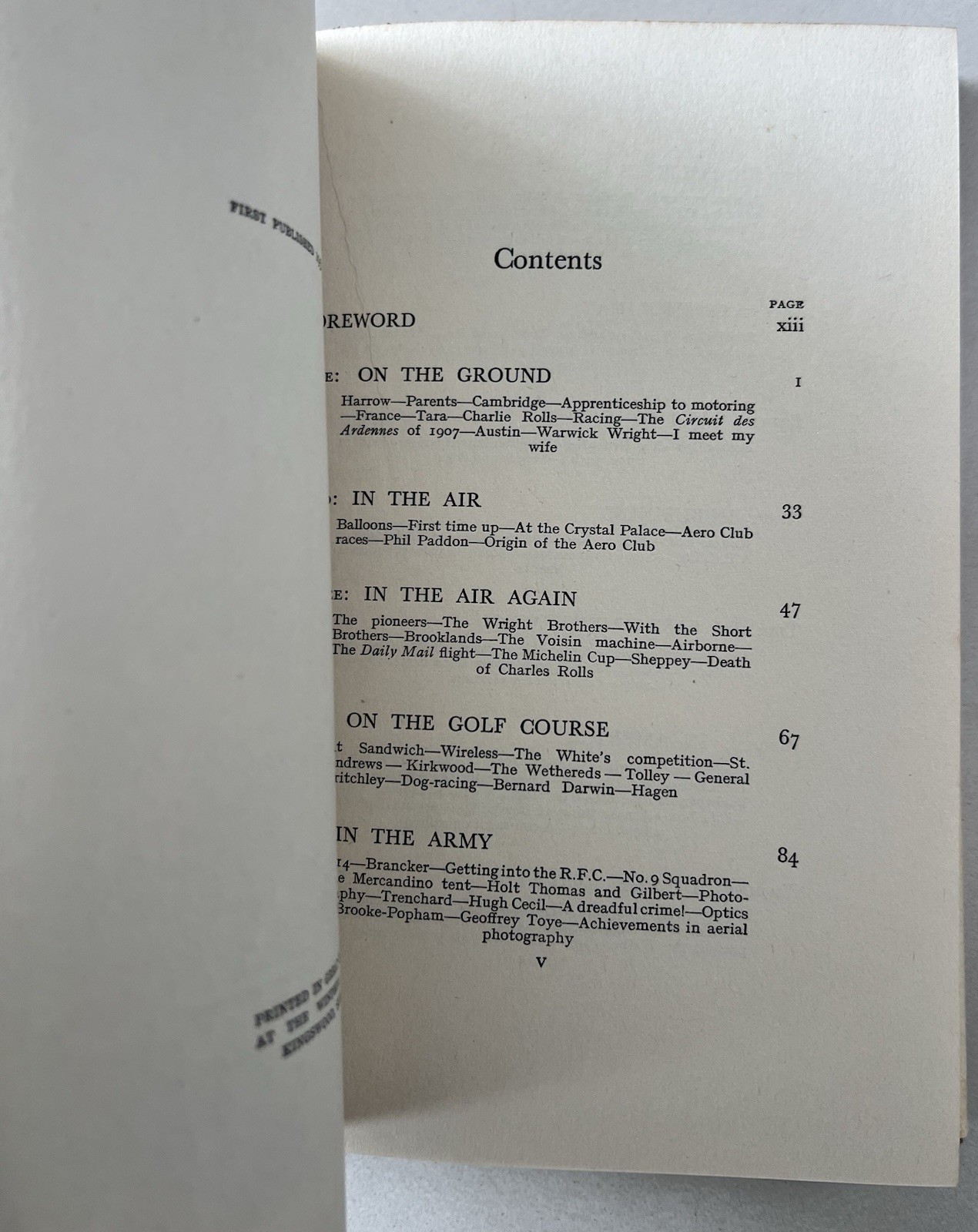 Vintage 1956 The Brabazon Story Lord Brabazon Of Tara G.B.E M.C. P.C. Book