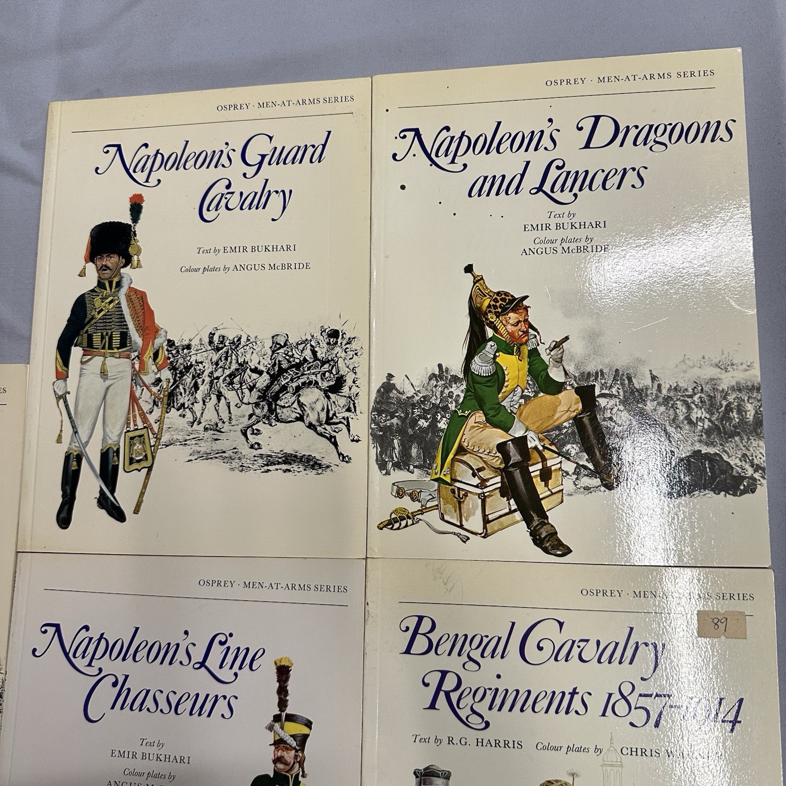 Osprey Men-At-Arms Lot 5 Napoleon Cavalry Bengal Bukhari McBride 1978