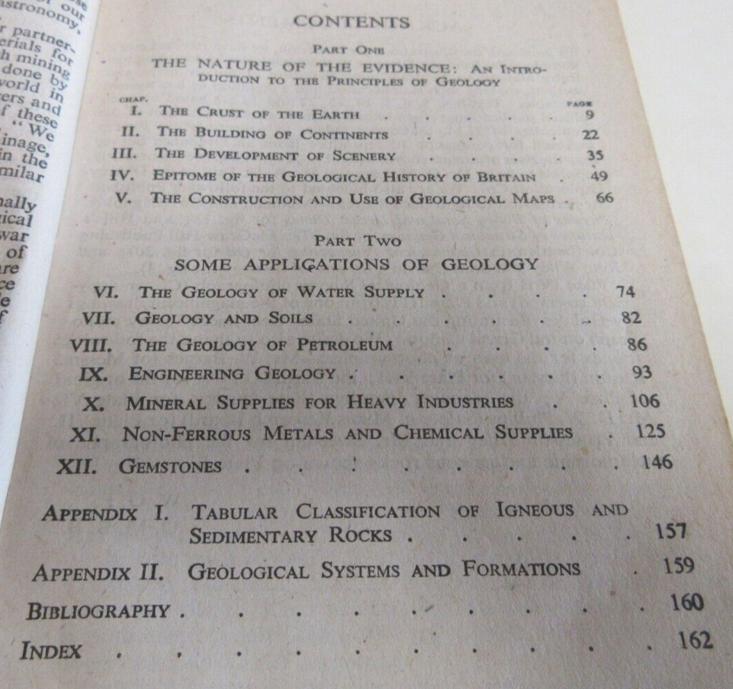 Geology in the Service of Man – Fearnsides & Bulman – Pelican – 164 Pages – 1945