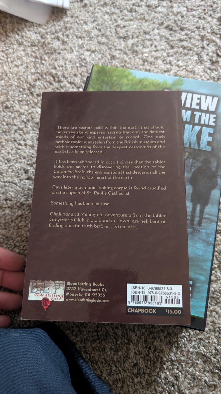 The Hollow Earth, Steven Savile, Bloodletting Press 96/300