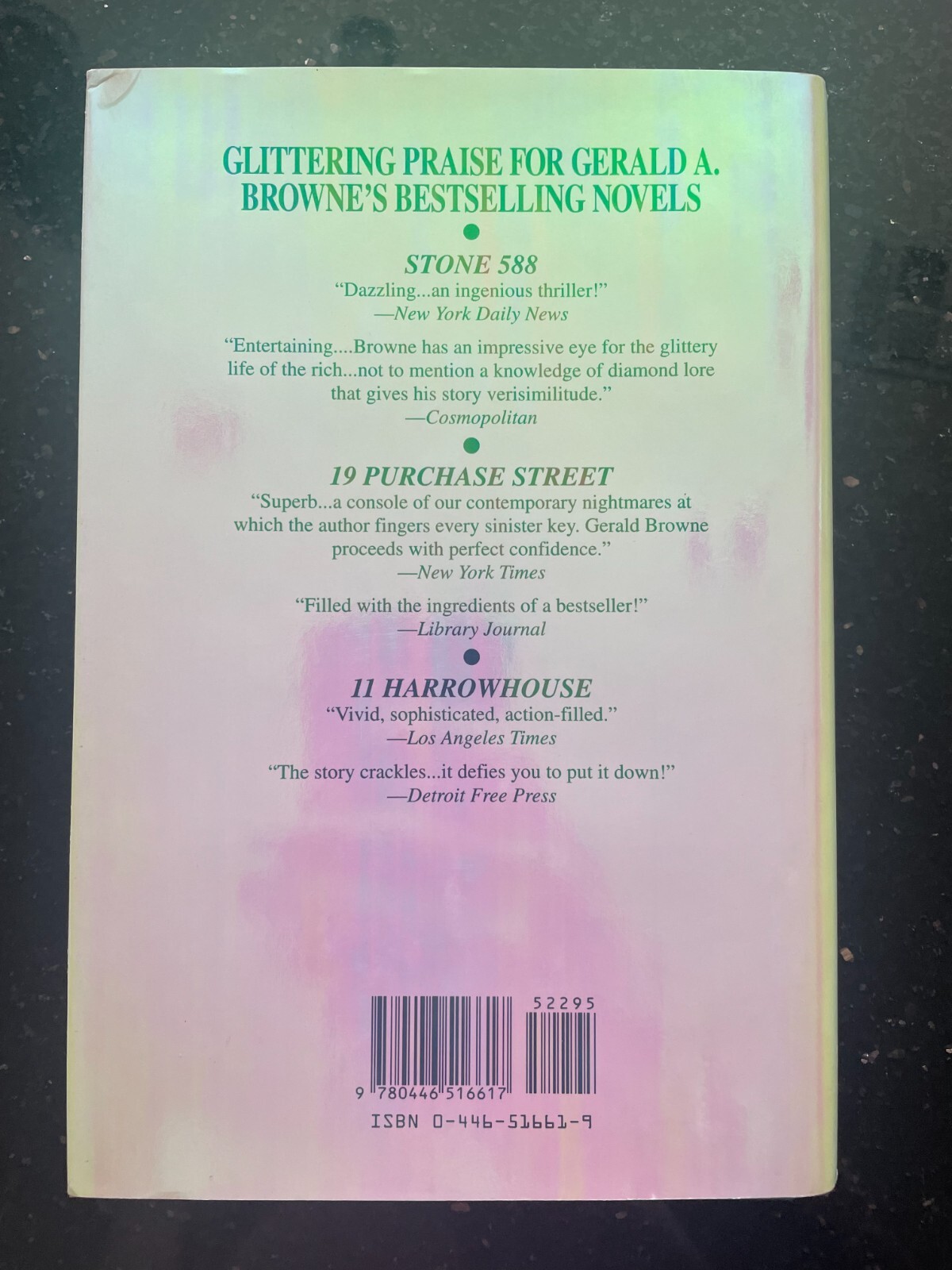 Gerald A. Browne-18mm Blues-Signed and inscribed-First Edition-HC-NM