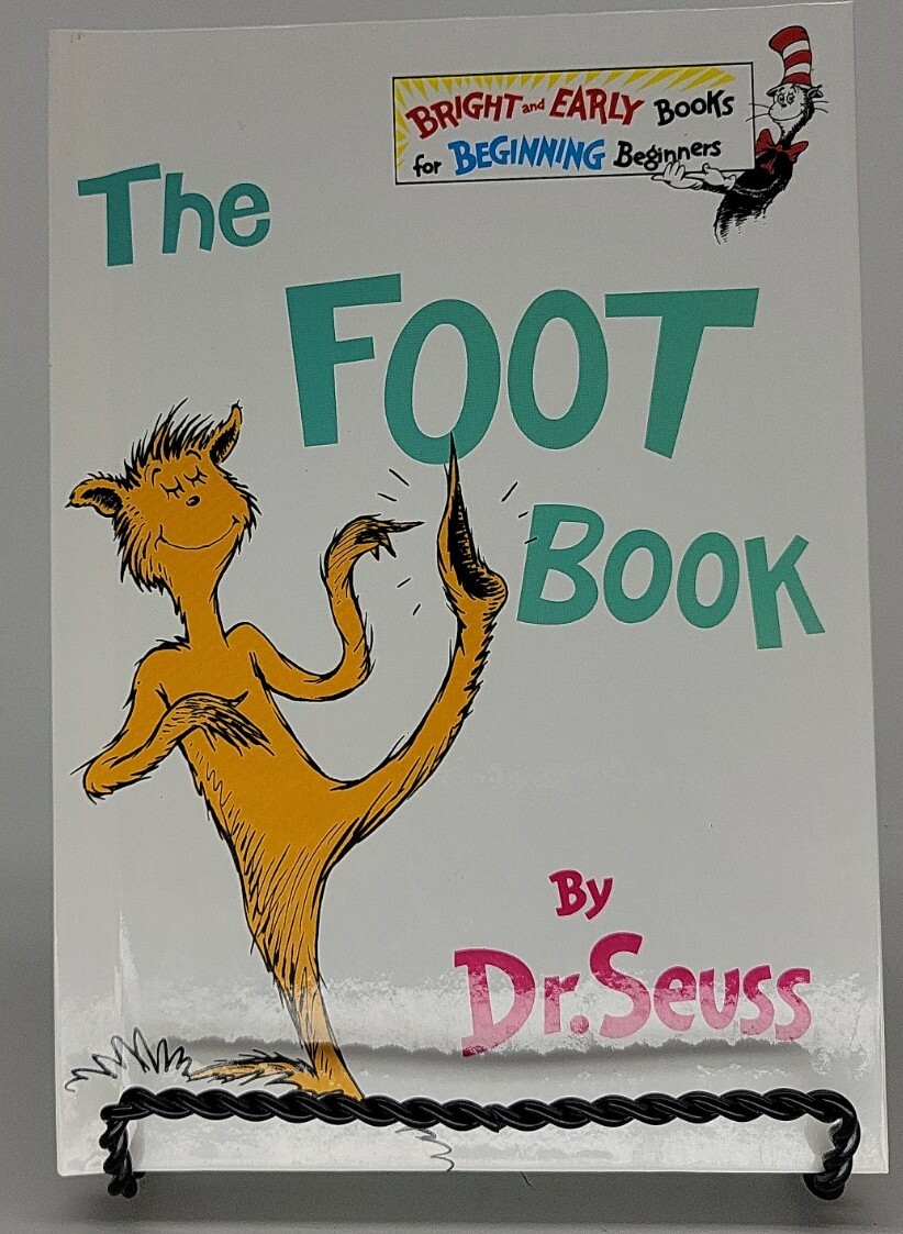 The Foot Book Hardback Dr. Seuss EXCELLENT 7″x 9″ Beginner Books