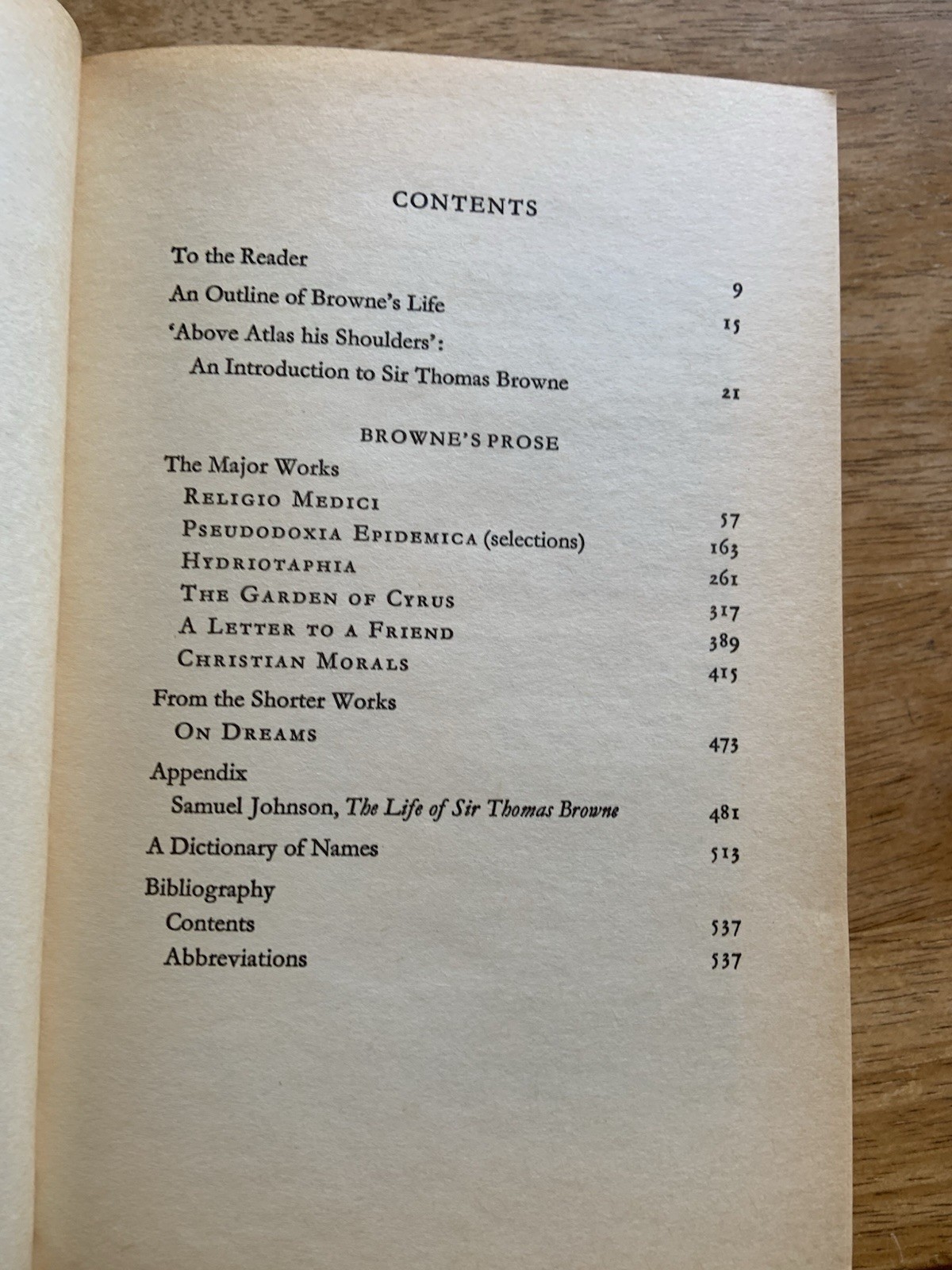 The Major Works: Sir Thomas Browne