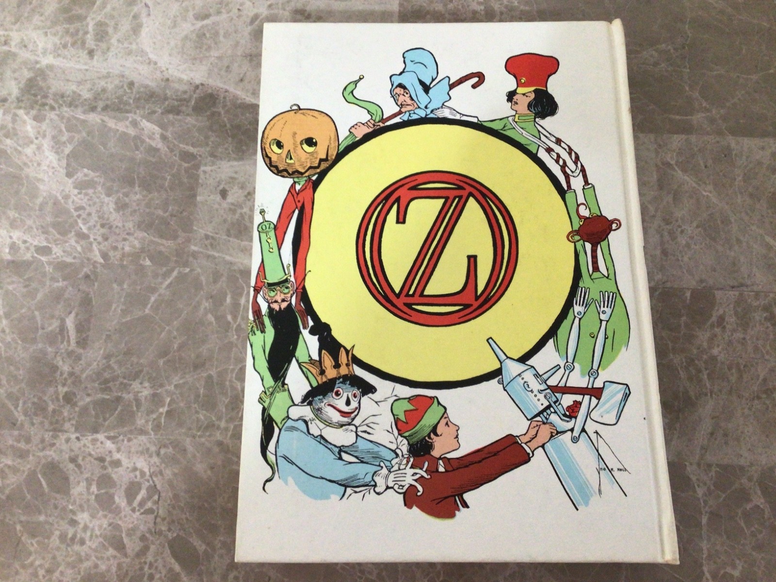 THE LAND of OZ by L. Frank Baum Hardcover Reilly & Lee White Edition 1904