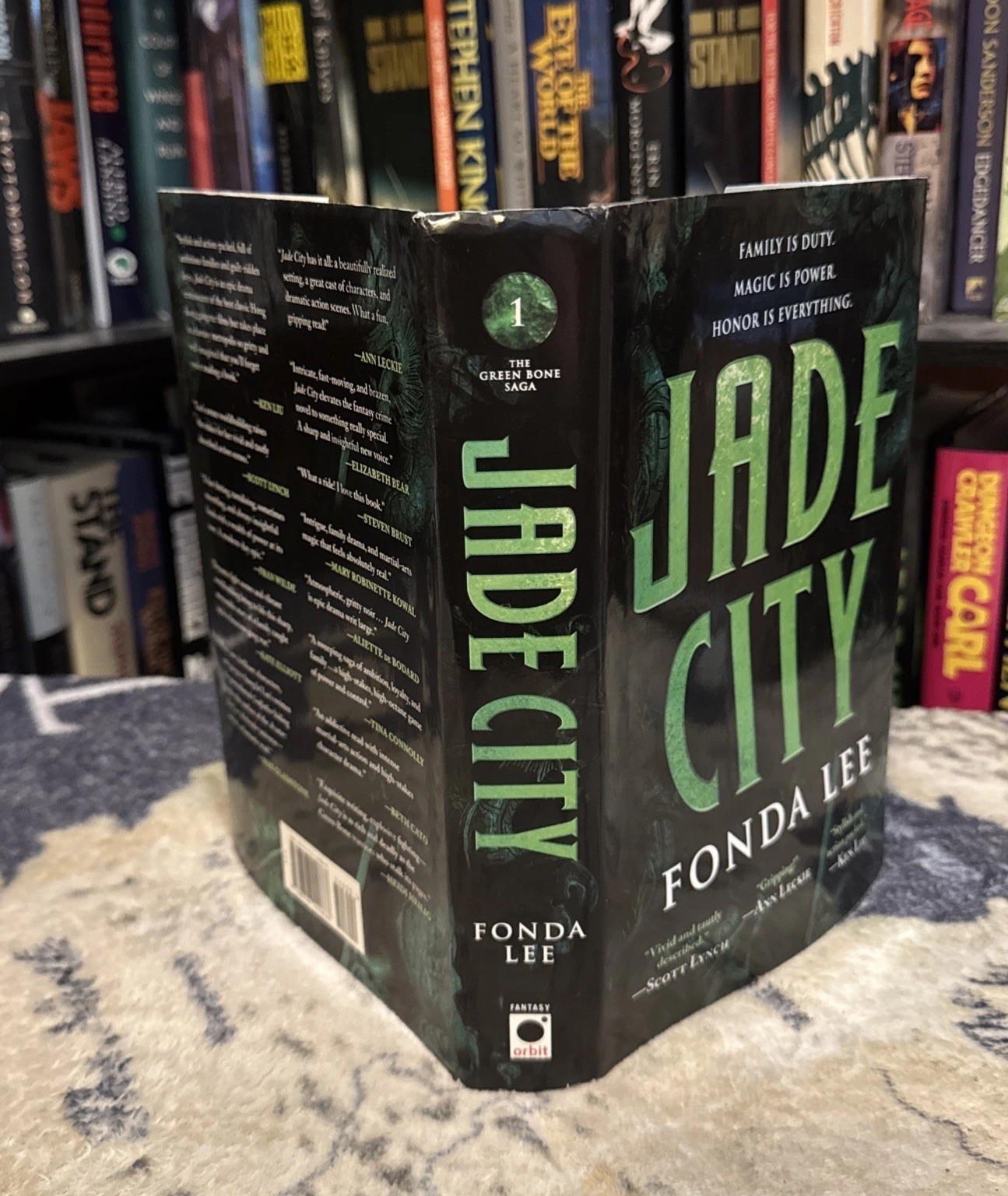 Jade City – Fonda Lee (Hardcover) True First Edition/Print, 1st/1st, $26.00, G