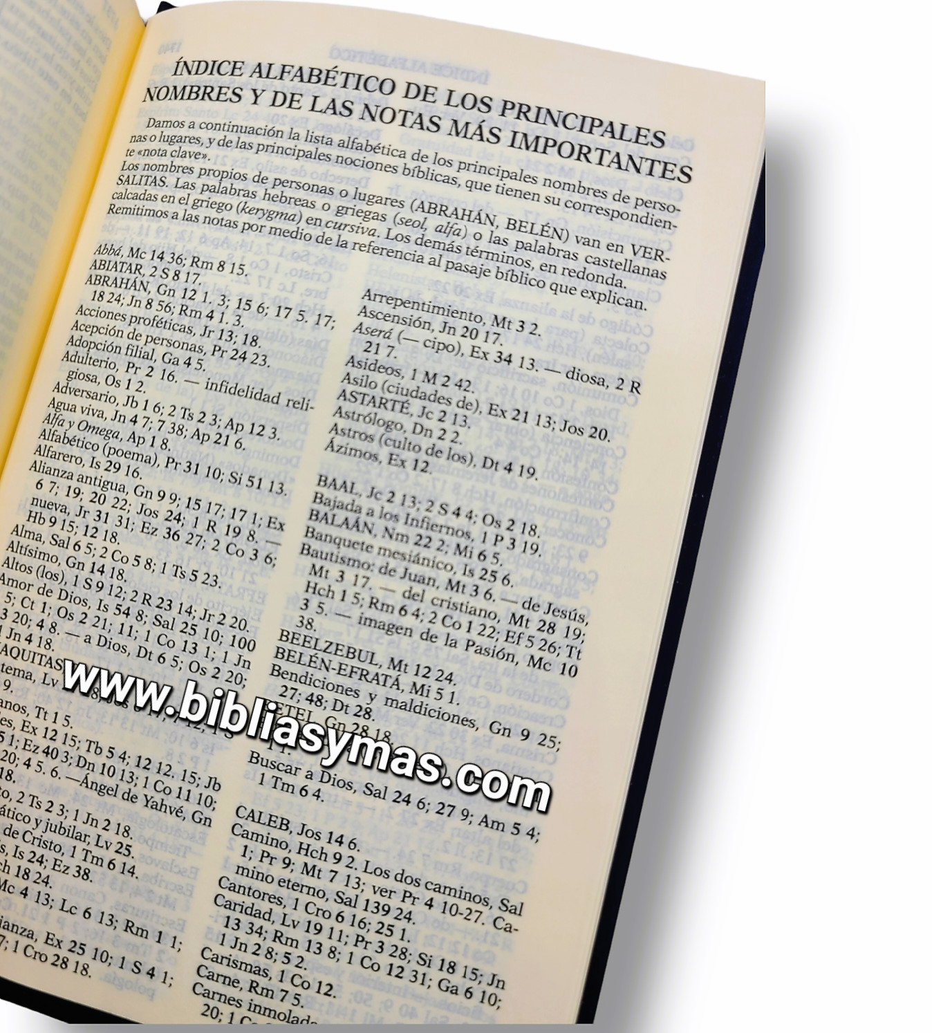 Biblia de Jerusalen Catolica Tamaño Bolsillo Tapa Dura Azul – Personalizada