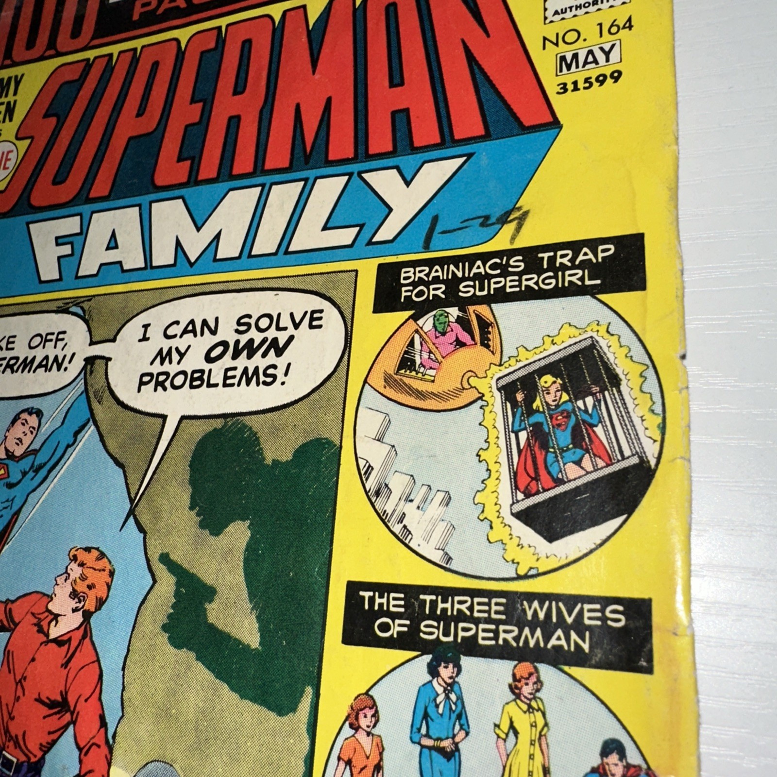 SUPERMAN FAMILY # 164, MAY 1974, 100 PAGES!