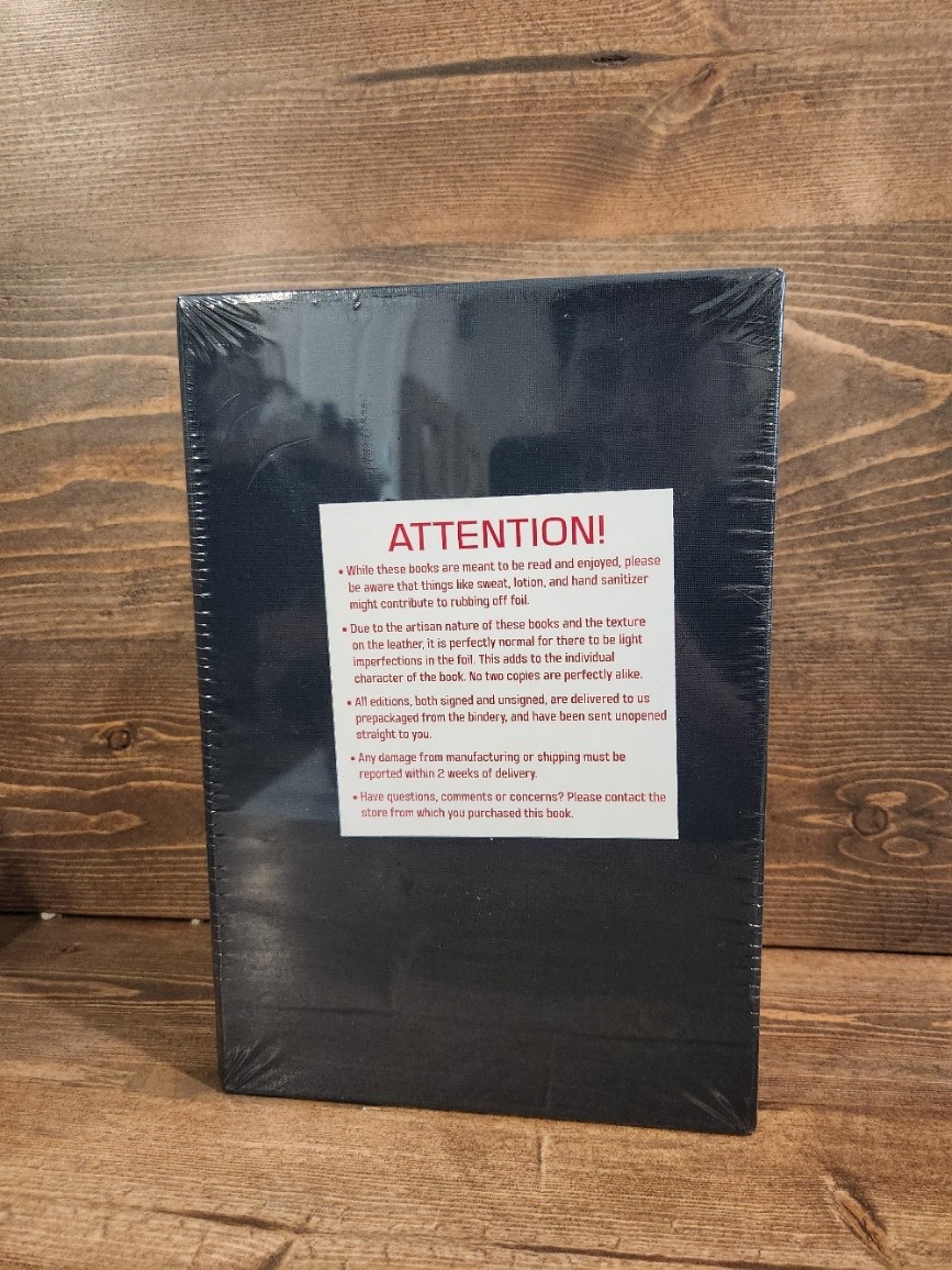 SEALED Way of Kings Leatherbound Brandon Sanderson NEW & Cosmere Stormlight Arc