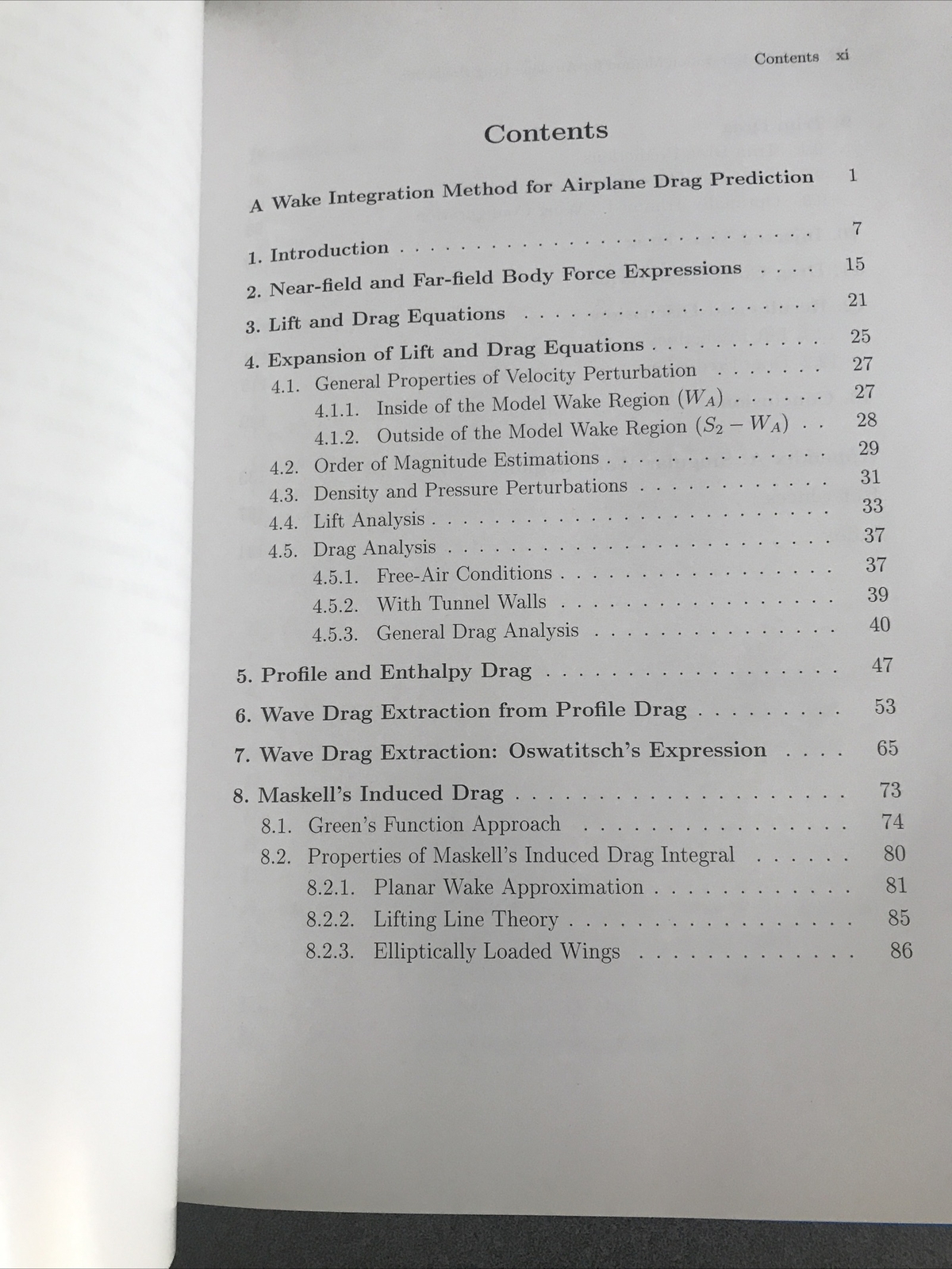 RARE OOP BOOK A Wake Integration Method for Airplane Drag Prediction