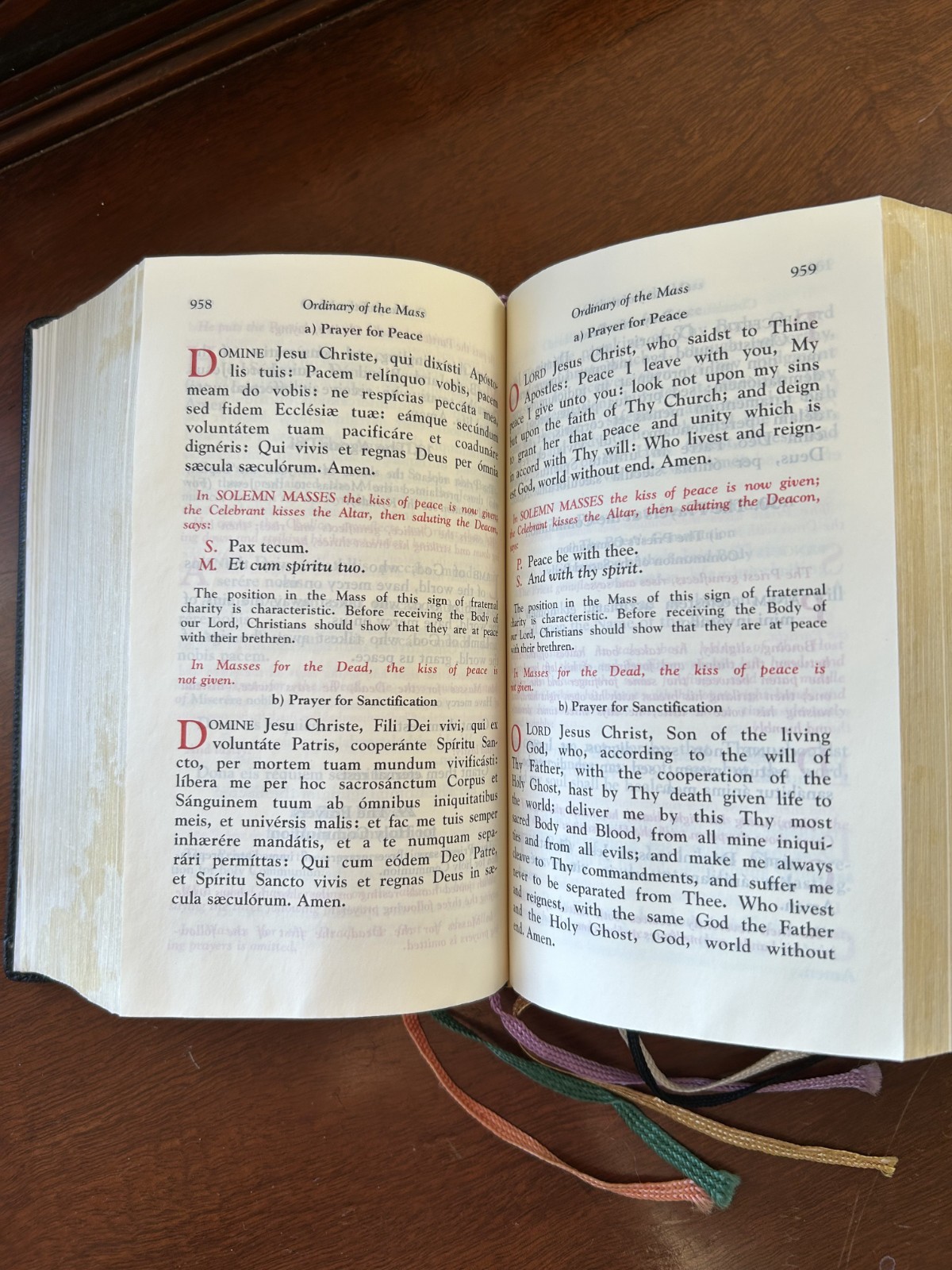1962 The Roman Missal, Daily Missal and Liturgical Manual, 1st Ed 2004 LEATHER