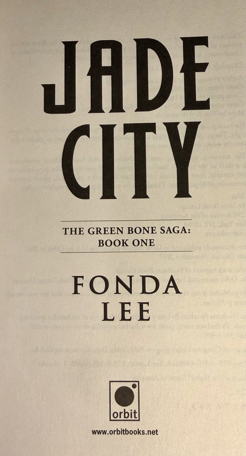 Jade City by Fonda Lee TRUE 1st EDITION/1st PRINTING Hardcover Mylar Ex-Lib NICE