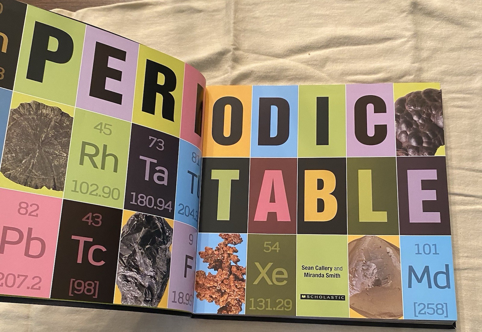 PERIODIC TABLE by Sean Callary + Miranda Smith Illustrated VG Cond SCHOLASTIC