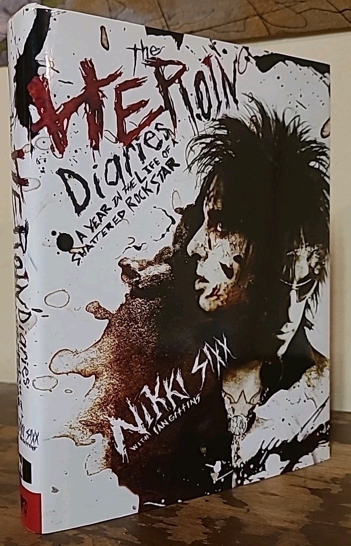 The Heroin Diaries 2007 Nikki Sixx HCDJ Book $32.50 True First Print Motley Crue
