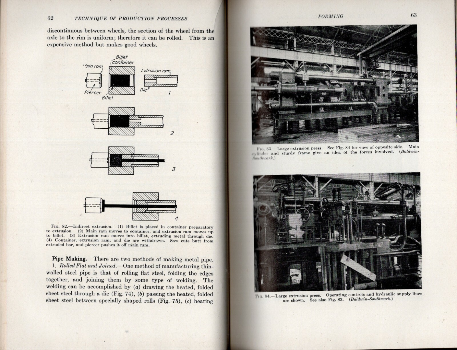 1943 1st Ed’n TECHNIQUE of PRODUCTION PROCESSES 430 pages John Robert Connelly