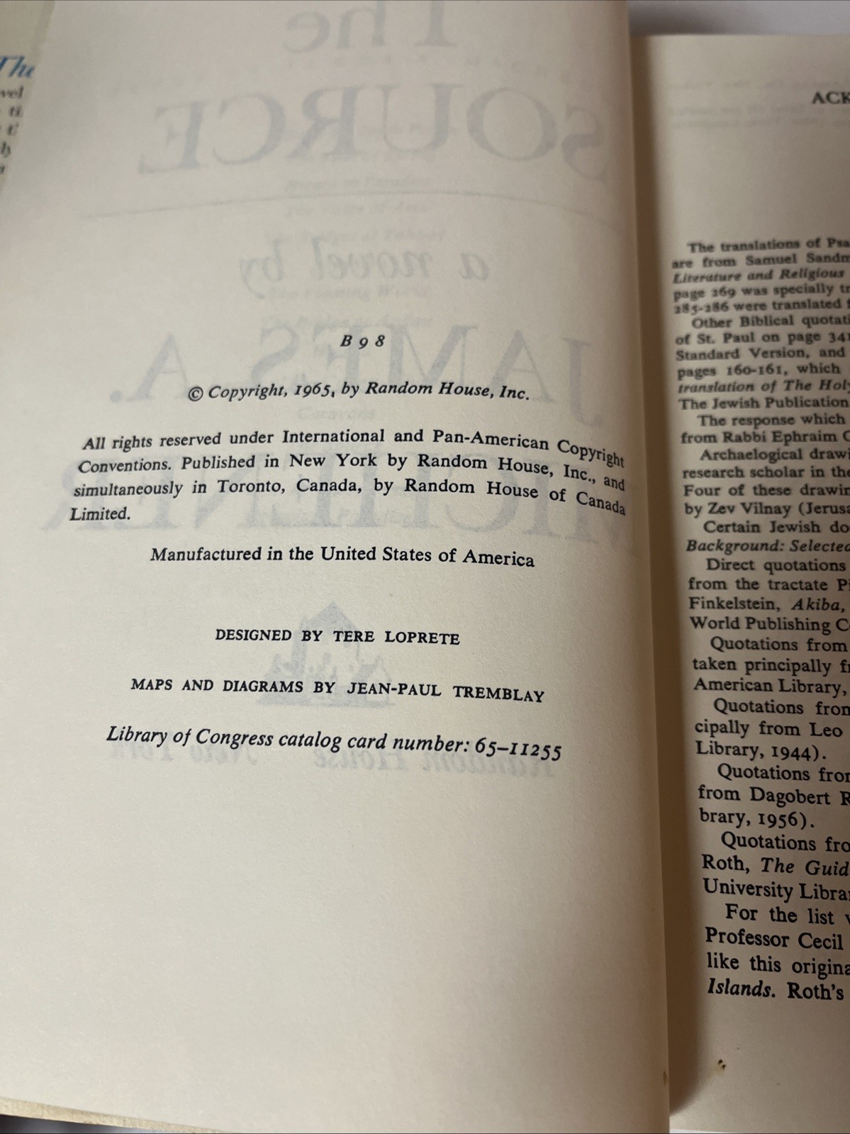 The Source – James A. Michener
