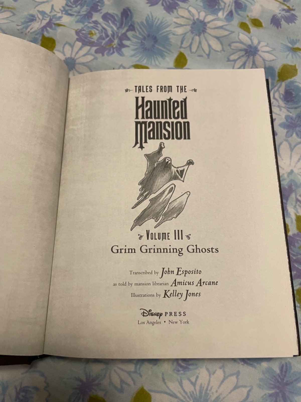 BOOK Tales from the Haunted Mansion Vol 3 GRIM GRINNING GHOST Hc Amicus Arcane