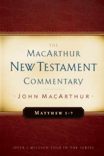 Matthew 1-7 (The MacArthur New – Hardcover, by MacArthur John – Very Good