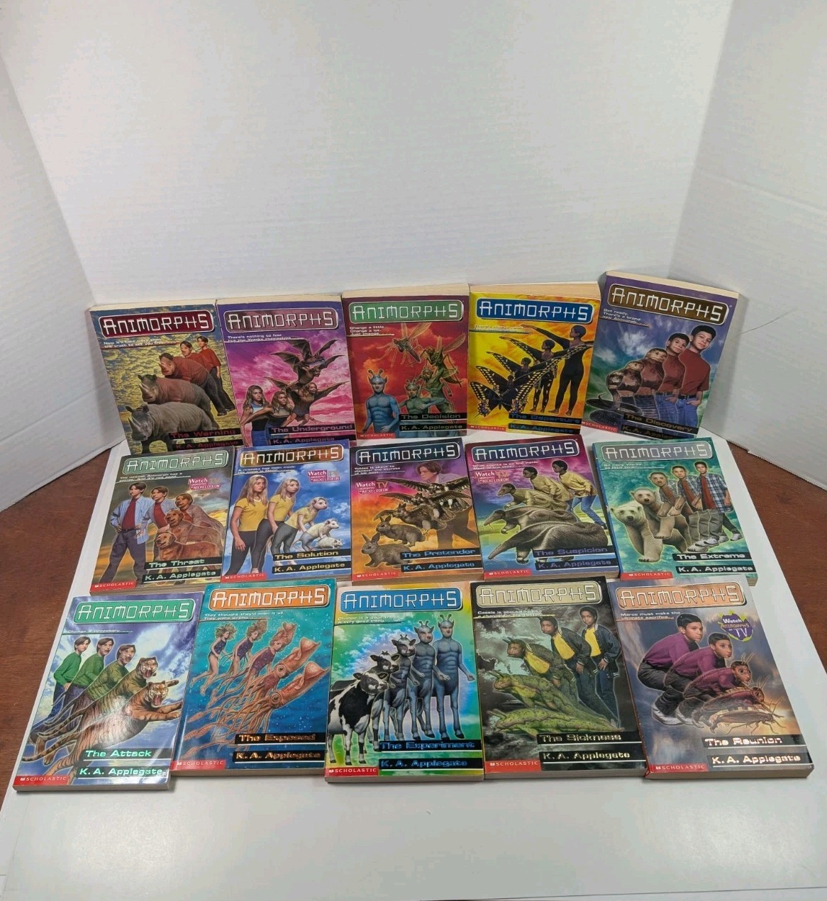Animorphs Complete Series Lot Set of 64 Vintage 1-54 + 10 KA Applegate Megamorph