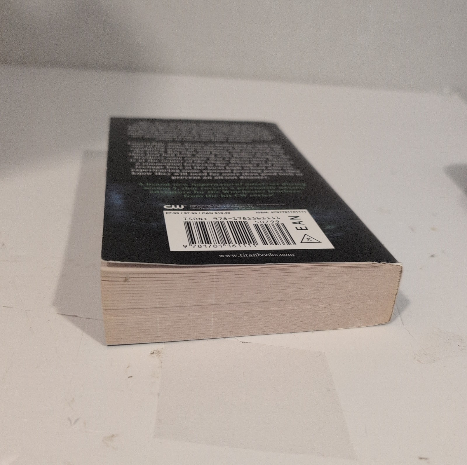 Supernatural: Rite of Passage by John Passarella 2012 Titan Books Paperback