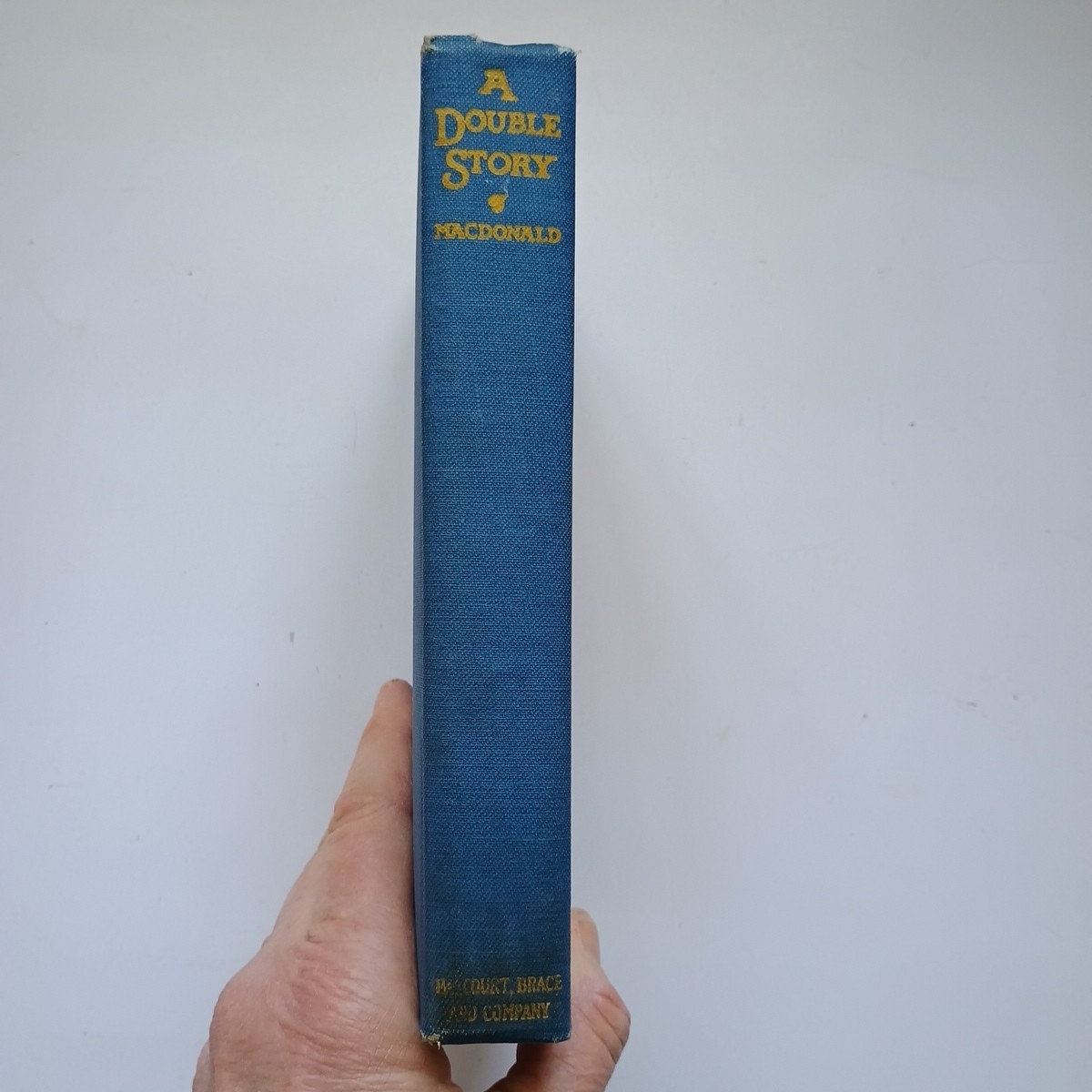 A Double Story by George Macdonald (Harcourt, Brace, & Co) Vintage HC circa 1924