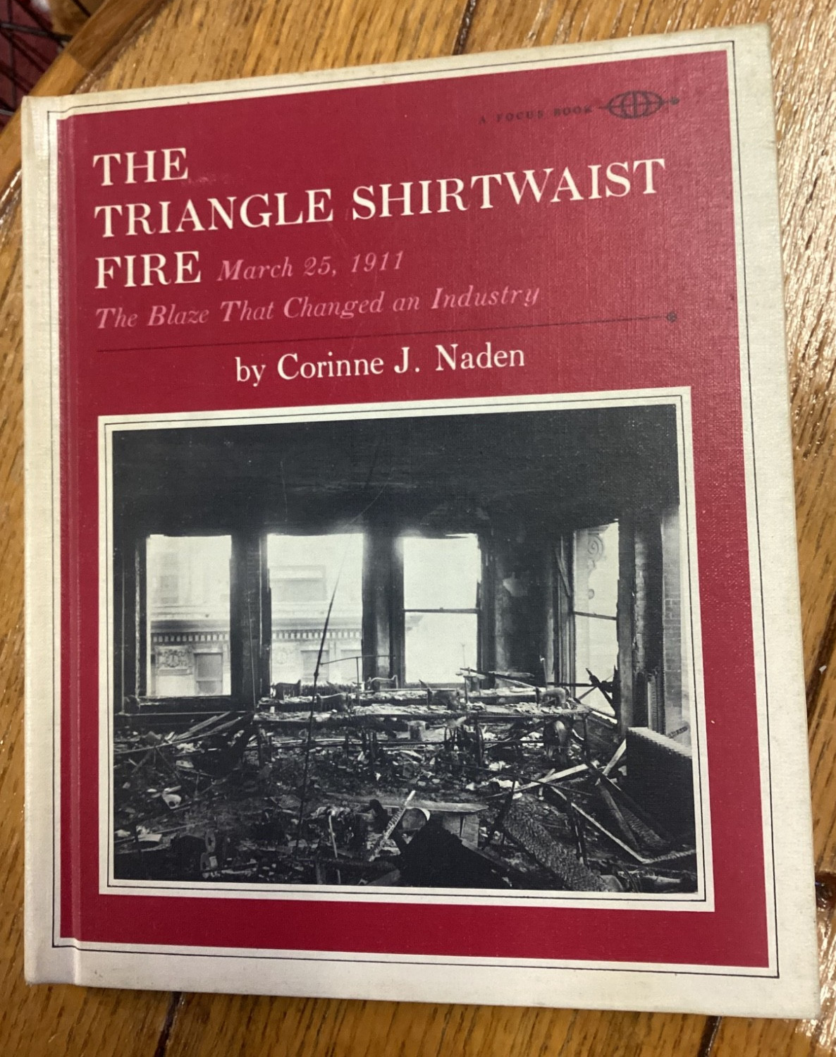 The Triangle Shirtwaist Fire 1911 Hardcover 1971 1st Edition RARE BOOK Sweatshop