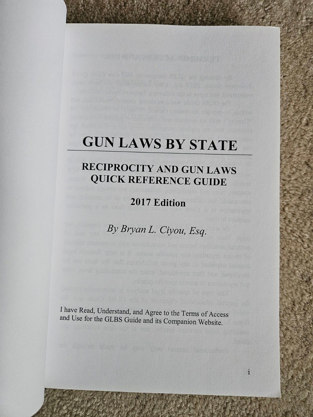 2017 Gun Laws by State, Reciprocity and Gun Laws Quick Reference Guide PB