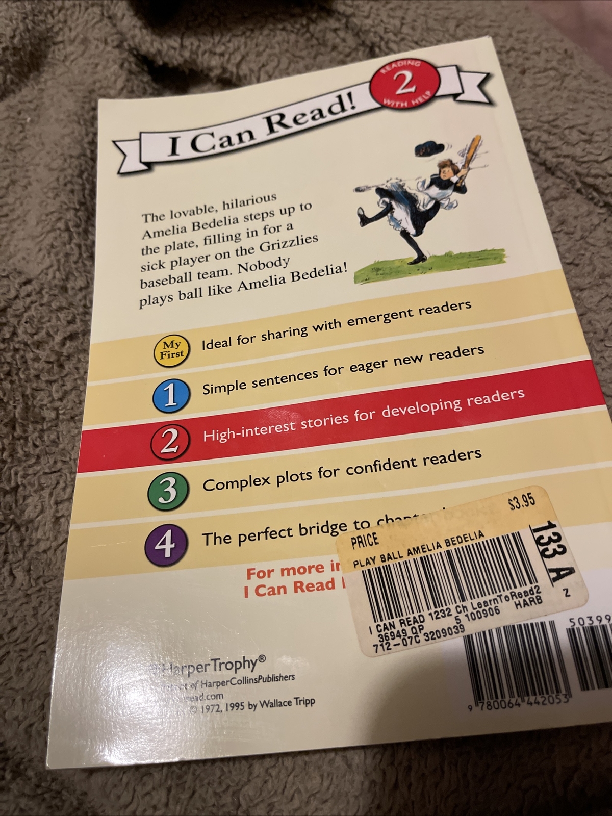 I Can Read Level 2 Ser.: Play Ball, Amelia Bedelia by Peggy Parish (1995, Trade