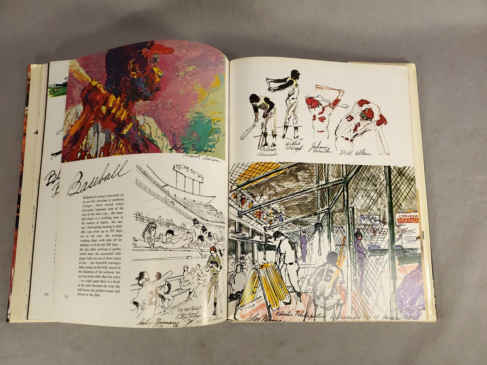 Signed LeRoy Neiman Art & Lifestyle Book 350 Reproductions 1st Edition 1974