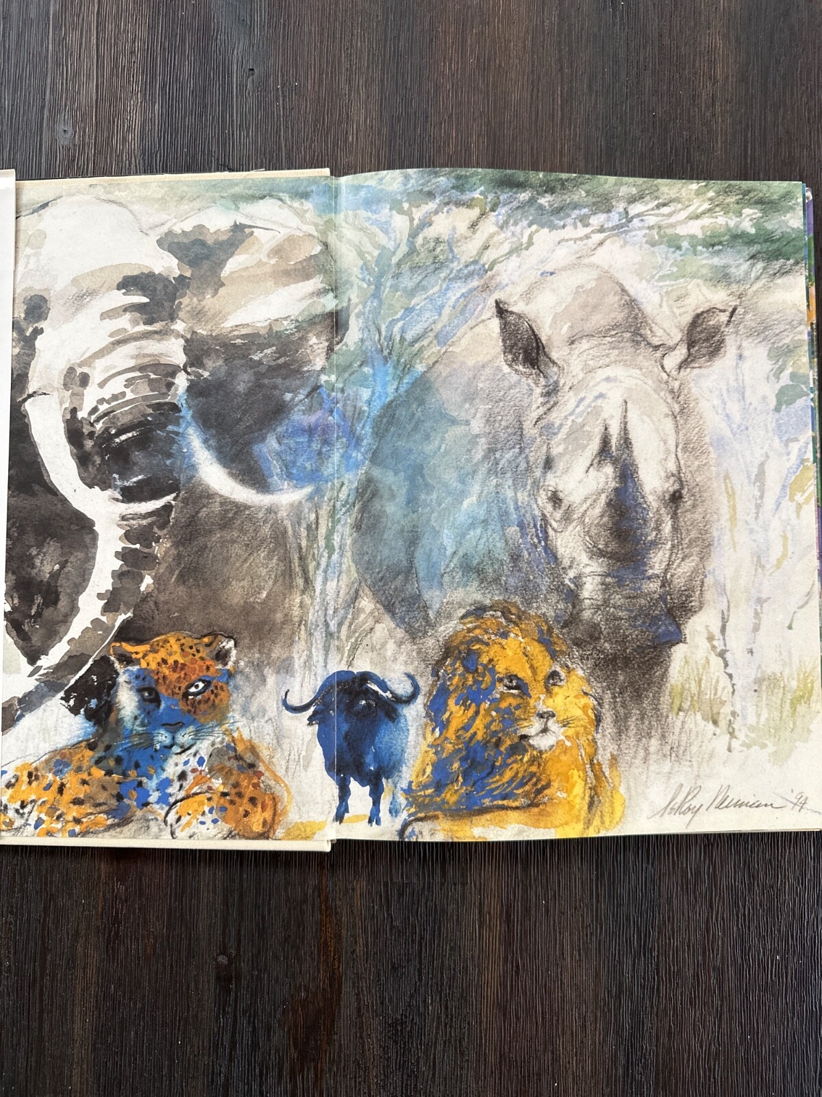 Leroy Neiman On Safari Book