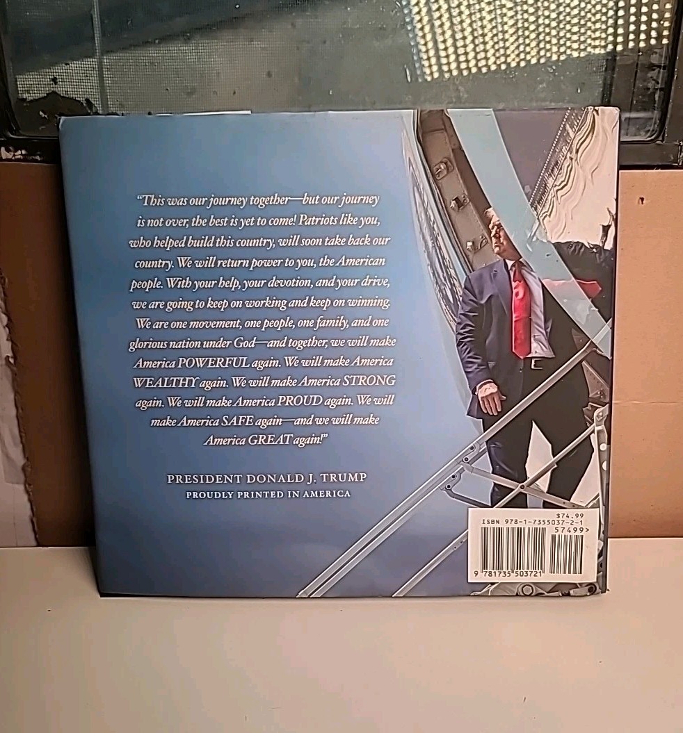 Our Journey Together Donald J. Trump Hardcover 2021 Photo Book