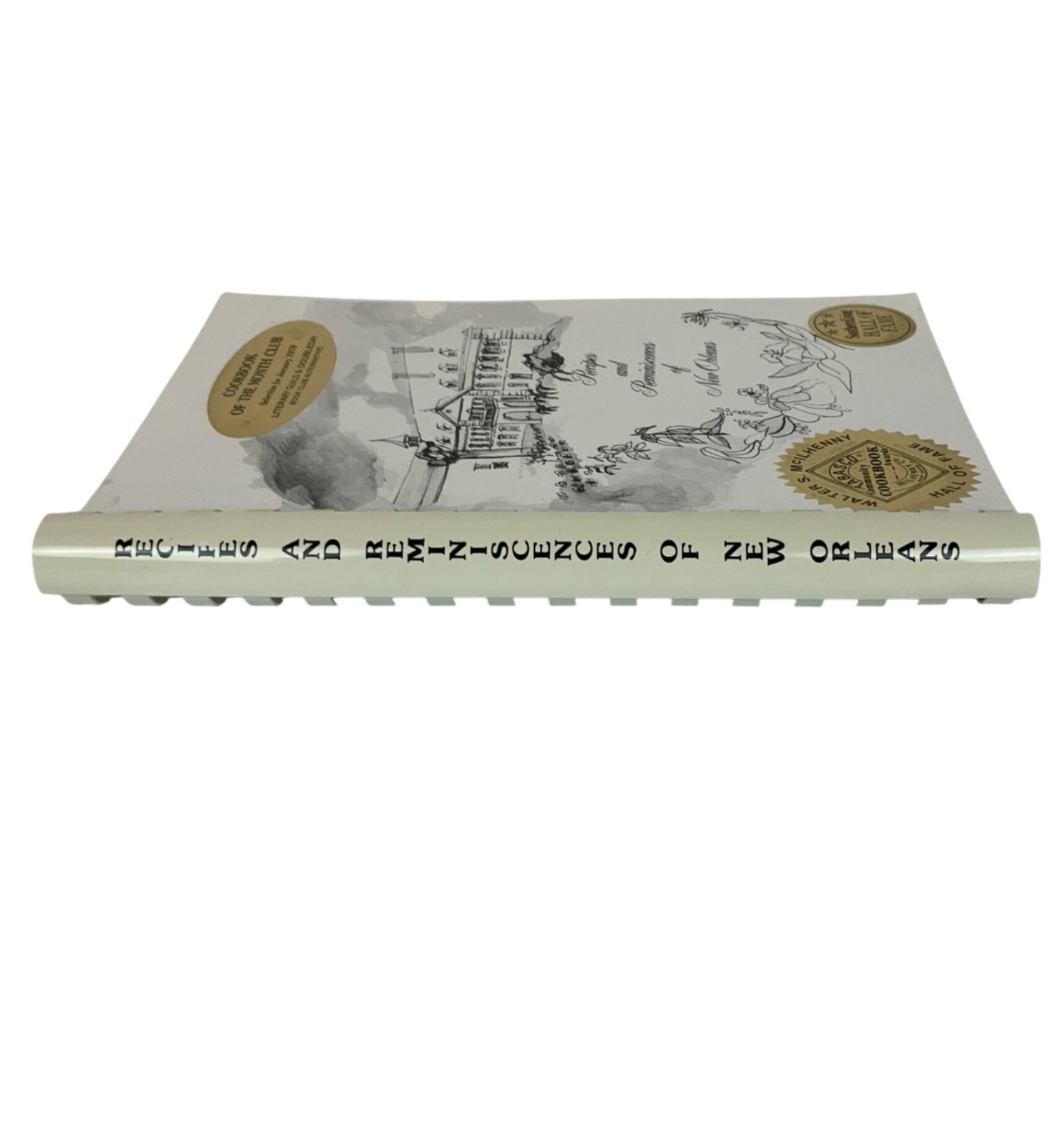Recipes And Reminiscences Of New Orleans Cookbook Spiral Bound 1971 Southern