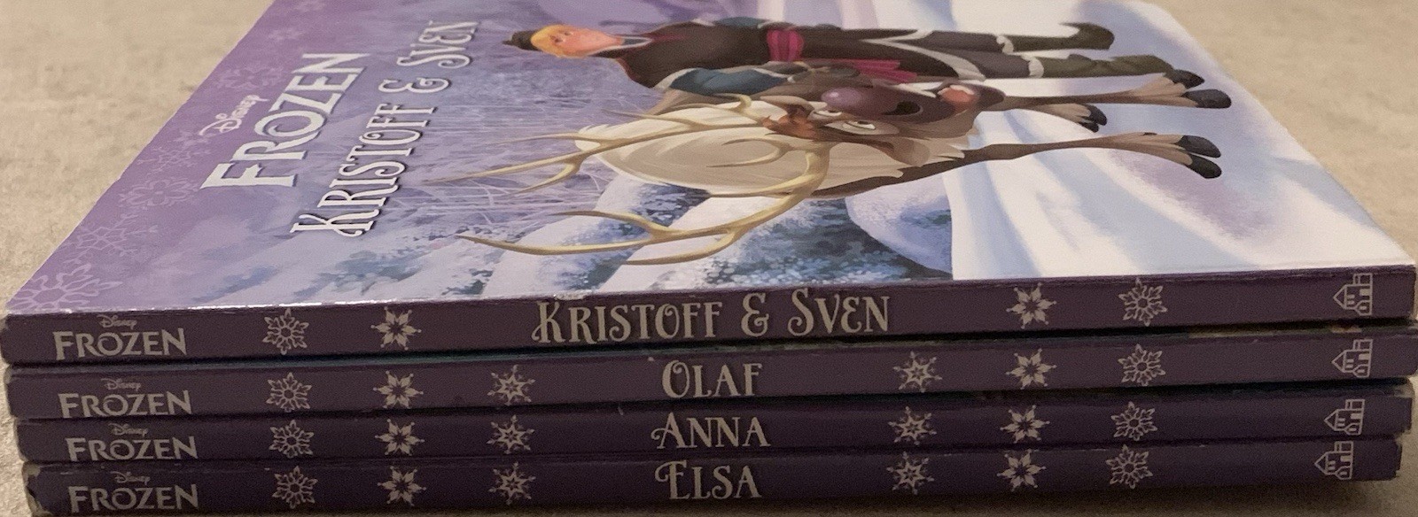 Lot Of 4; Disney’s Frozen Board Books GOOD Random House Kids 1st Edition Set!!!!