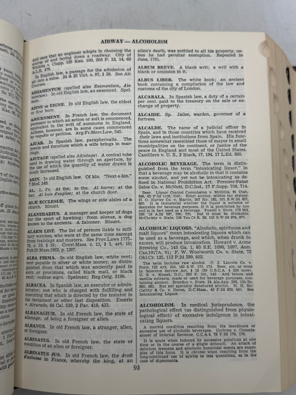 Black’s Law Dictionary Henry Campbell Black 1957 Deluxe Fourth Edition West