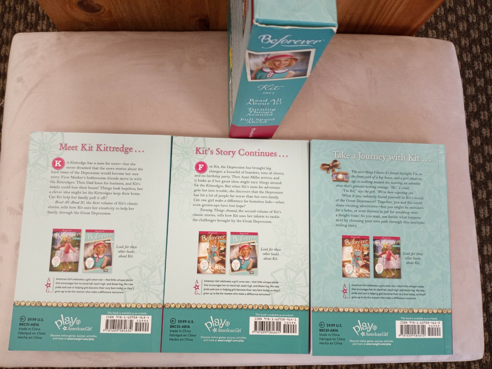 American Girl Ser.: Kit 3-Book Boxed Set by Valerie Tripp (2014, Quantity pack)