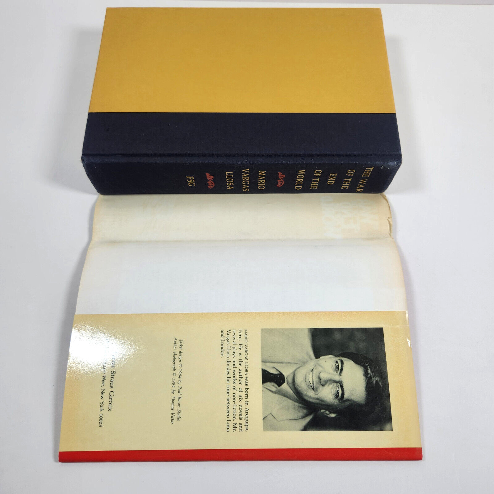 The War Of The End Of The World 1984 First US Printing HC Mario Vargas Llosa
