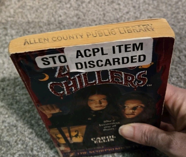 Zodiac Chillers Book #2 The Scorpio Society Carol Ellis YA Horror Book